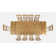 Maxine - Person Extendable Solid Wood Solid Wood Top Trestle Dining Set