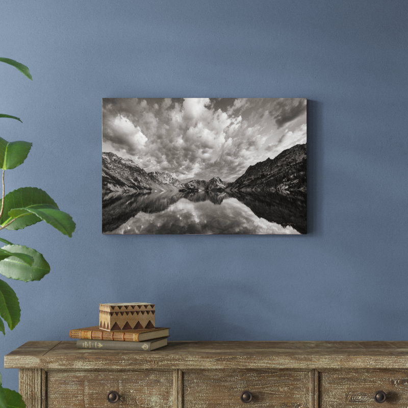 Sawtooth Lake Reflection I by Alan Majchrowicz - No Frame Print on Canvas, 51cm H x 76cm W x 3.8cm D