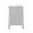 Laura silver bedside cabinet