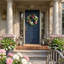 24" Hydrangea Wreath with Dahlias and Ivy
