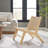 Modway Saoirse Woven Rope Wood Accent Lounge Chair-100030959-100028709