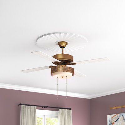 Ventilateur de plafond à DEL 4 pales 52 po Lopato