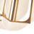 Anders 24-in Vintage Brass dimmable LED Chandelier-124959234