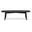 Abrey Elliptical Coffee Table With Wooden Base-763509955