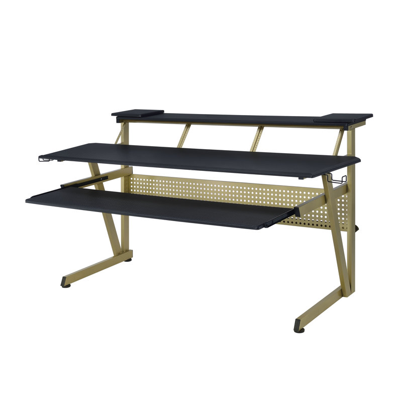 Bureau de musique Jacques, Noir, Doré