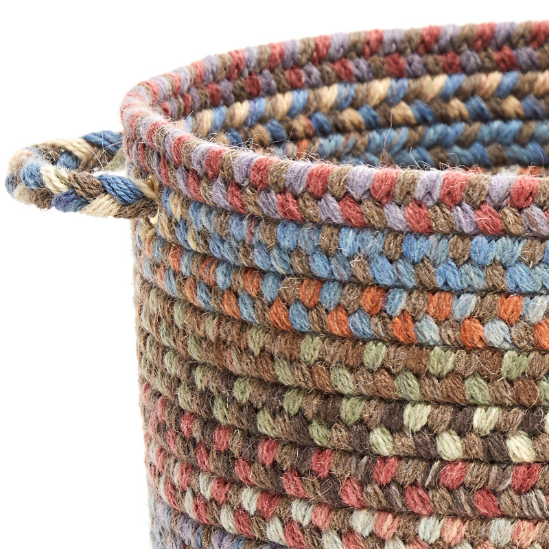 Panier en tissu Bar Harbor, Moka, H 8 po x l 10 po x P 10 po, 23 pintes
