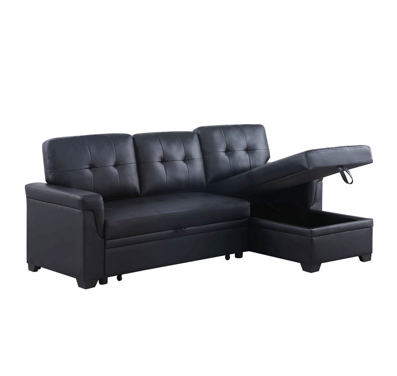 Canapé modulaire réversible en cuir Vegan