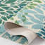 Tapis d'extérieur Sunshine Modern Plant Design Performance - vert / bleu / ivoire-83453880