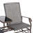 Outdoor Glider Bench With Center Table