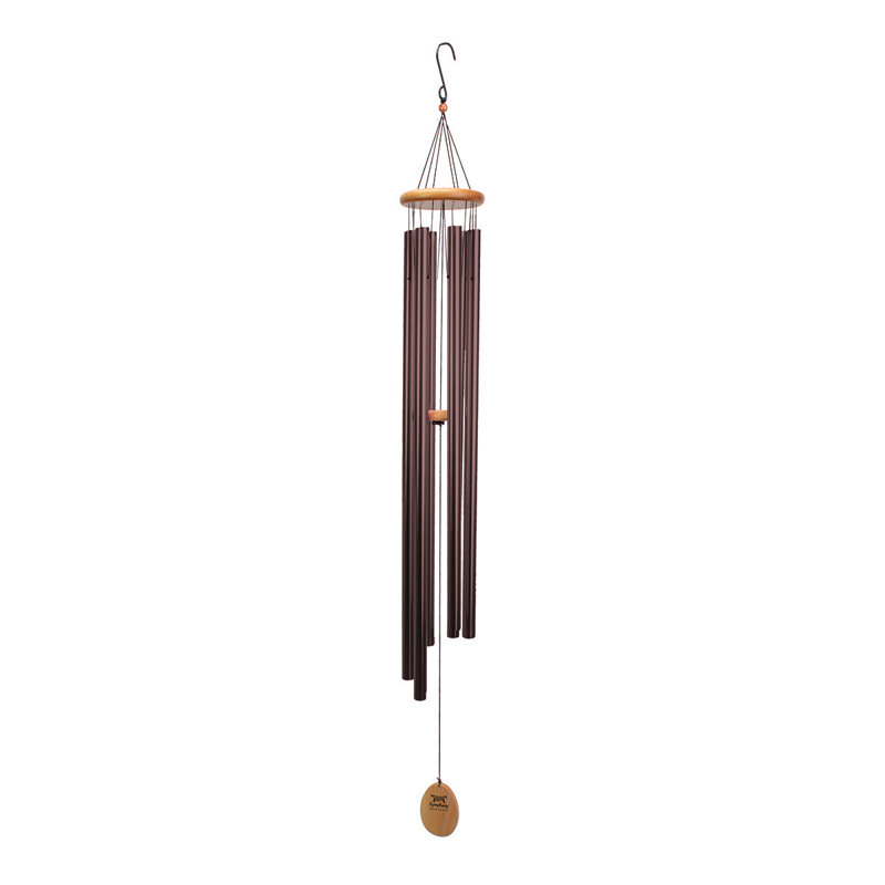 Annitra Abstract Wind Chime, Bronze