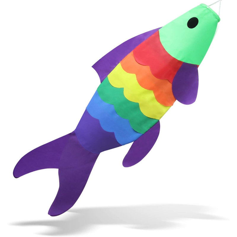 Manche à vent 40 po Abriona Carp Windsock - Rainbow Koi Gold Fish