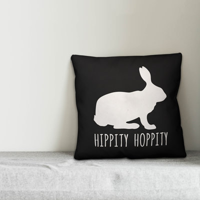  Hippity Hoppity Throw Pillow