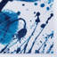 Tapis bleu à motif floral Achante-1678770589