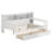 Daybed With Storage Shelves, Multi-Functional Bed With Two Storage Drawers And Study Desk-1998496454