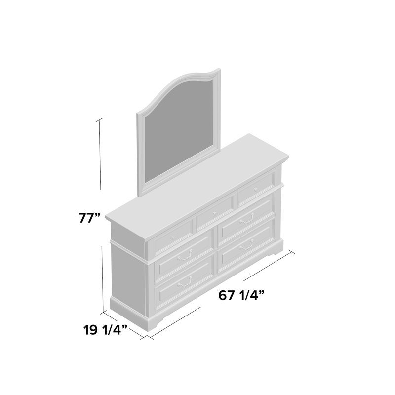Algona 64'' W 7 - Drawer Dresser