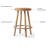 Elio Genuine Leather Counter Stool
