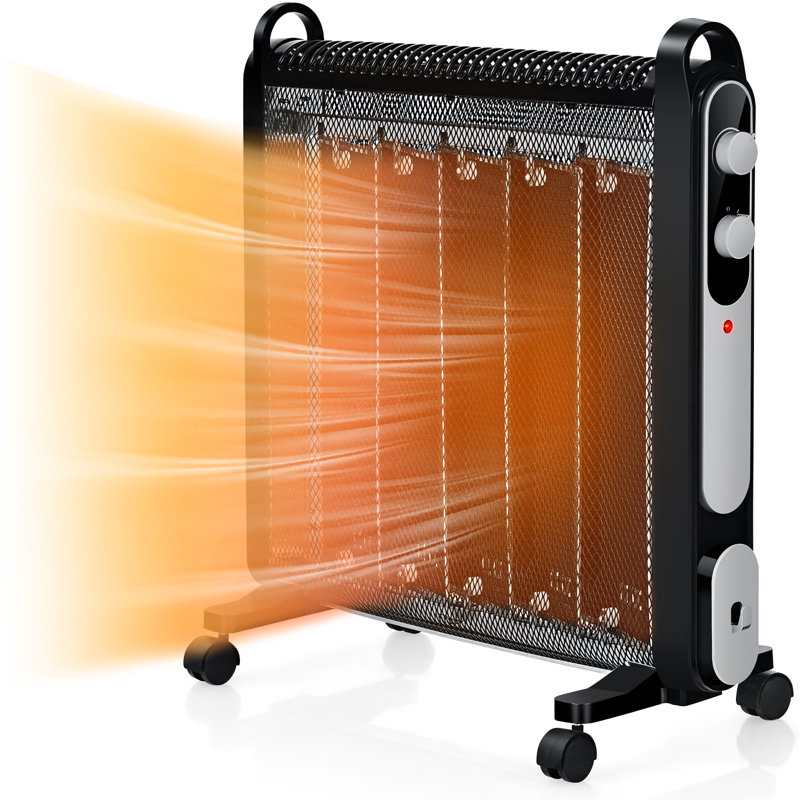 Costway 4000 BTU Electric High Efficiency Radiator Space Heater with Adjustable Thermostat