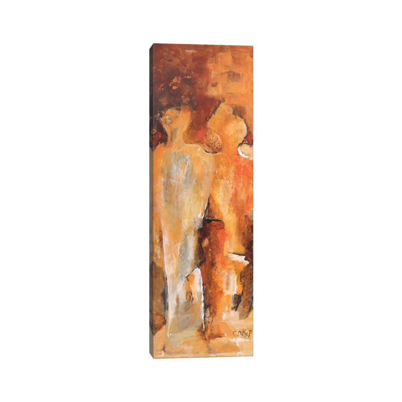 Oriental I by Corry Olthof - Wrapped Canvas Panoramic Painting, 30.48 cm H x 91.44 cm W