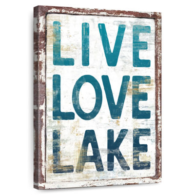 Tergel Live Love Lake, typographie