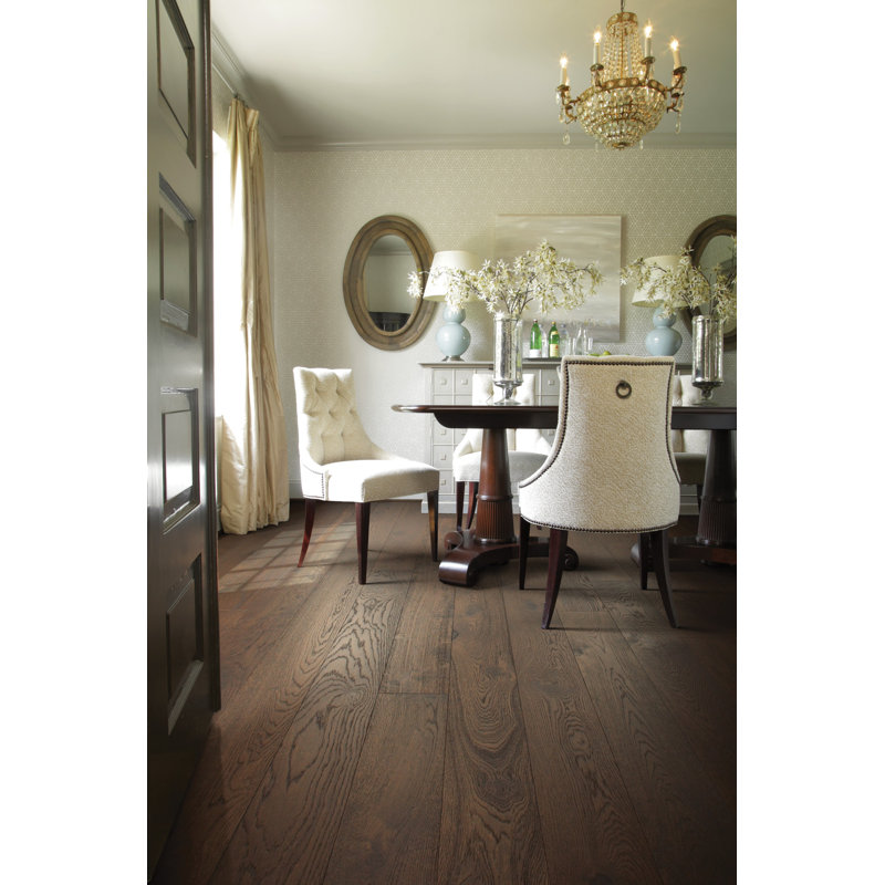 Plancher de bois franc d'ingénierie en chêne Scottsmoor l 7,5 po x T 14 mm, Grand Cape