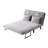Versatile Convertible Chair Bed with Adjustable Backrest and Pillow for Home and Office