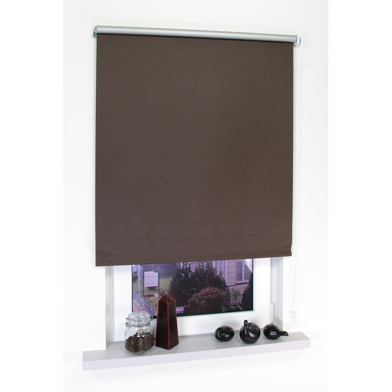 Blackout Roller Shade, Brown, 182 x 180cm