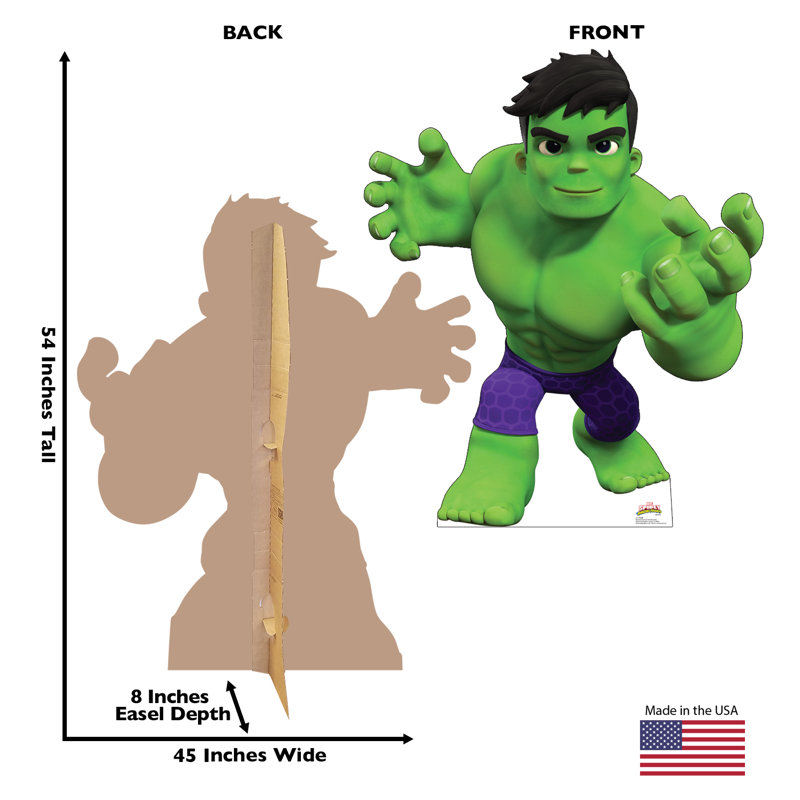 Support en carton Hulk