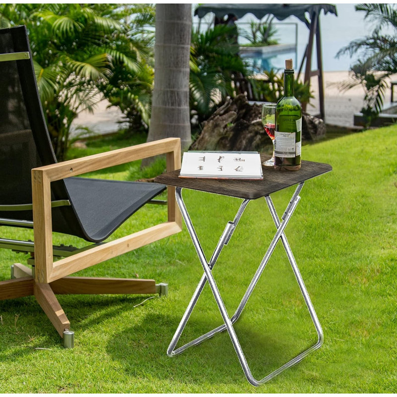 Folding Table, Brown