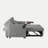 GREY VELVET SOFA BED