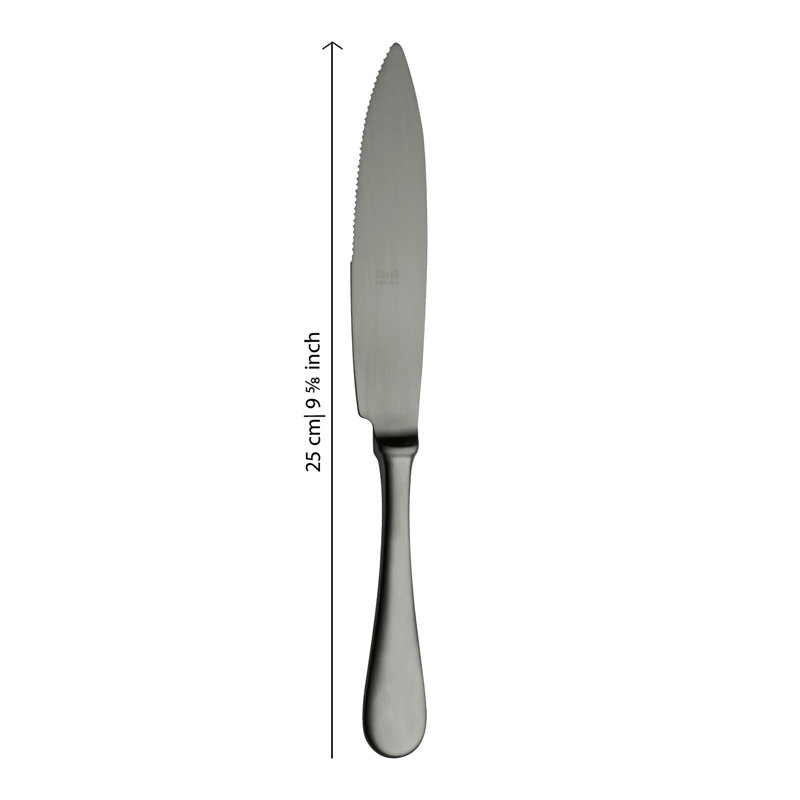 Couteau à steak américain, Noir or givré