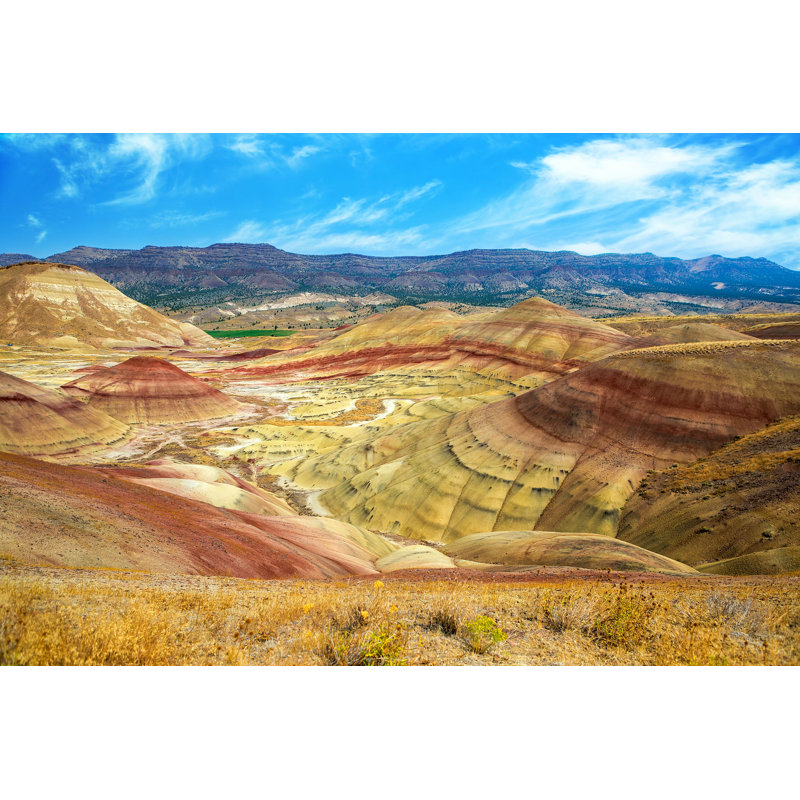 Montaigne - Collines peintes multicolores, Oregon - impression, H 8 po x l 12 po