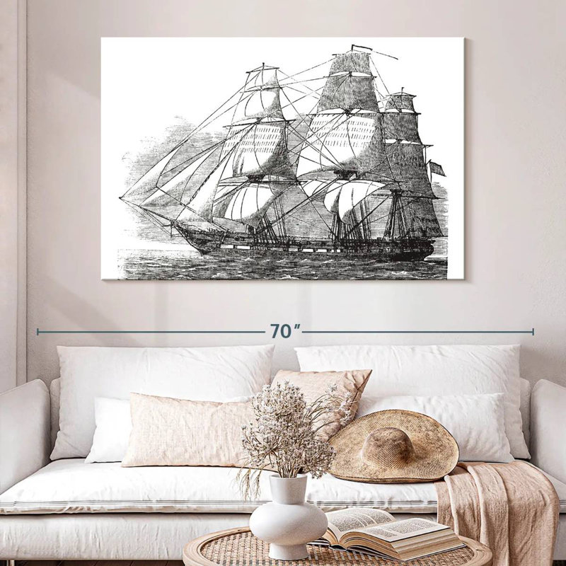Aletra USS Constitution, 34" H x 51" W