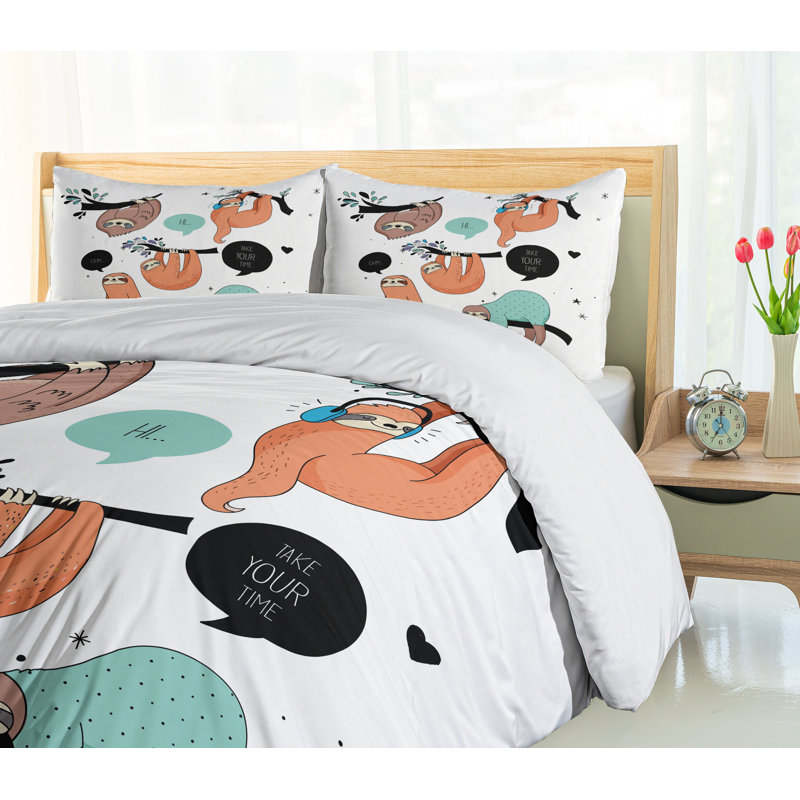 Modern & Contemporary Duvet Cover, Queen Duvet Cover + 2 Standard Shams