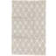 Damask Area Rug in Gray