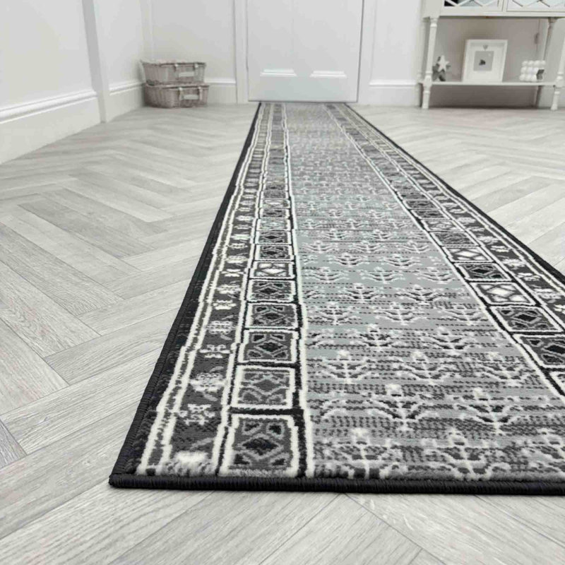 Runner Geometric Area Rug, Runner 60 x 150 cm