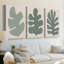 Palm Morph I - Toile tendue avec châssis sur mesure - 3 pièces-780559080
