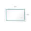 Miroir de salle de bain à DEL à intensité variable de 36 po x 24 po avec fonction de brouillard, 3 options de couleurs, pour le maquillage, les soins de la peau, le rasage et les vêtements