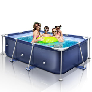 Rectangle Framed Swimming Pool Above Ground