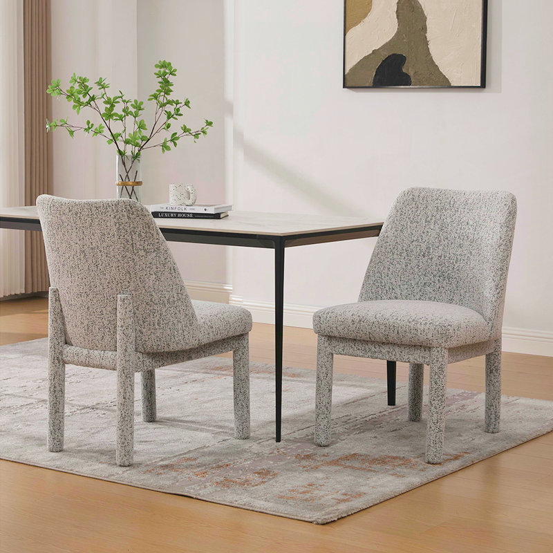 Ensemble de chaises de salle à manger Modern, Blanc