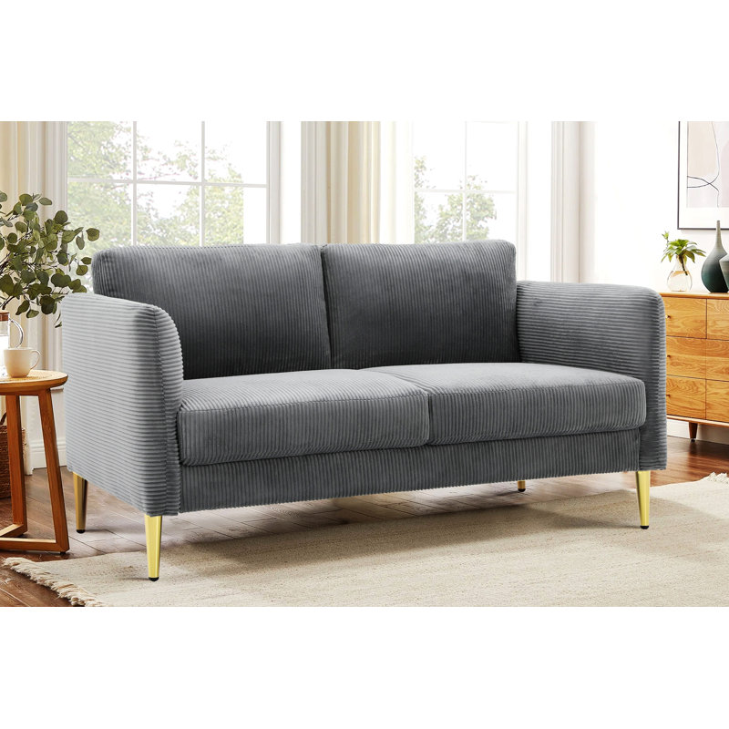 60.65 " Corduroy Loveseat