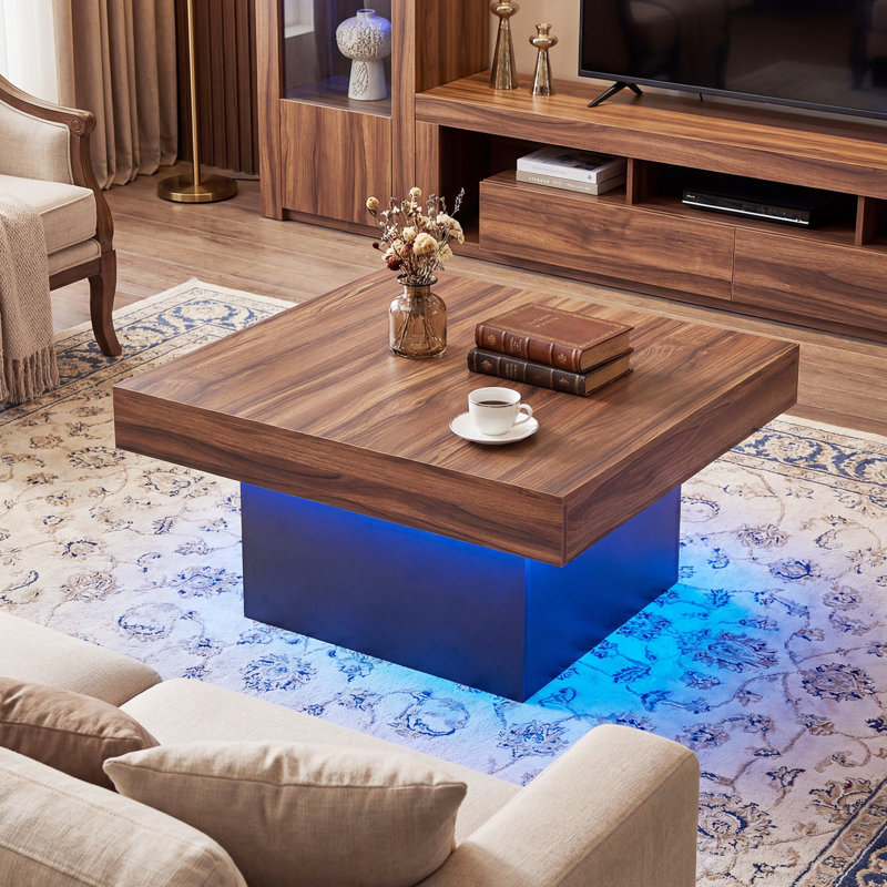 Coffee Table with Storage, Brown