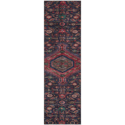 Premium Machine Washable Larock AMF1225 Medallion Rug