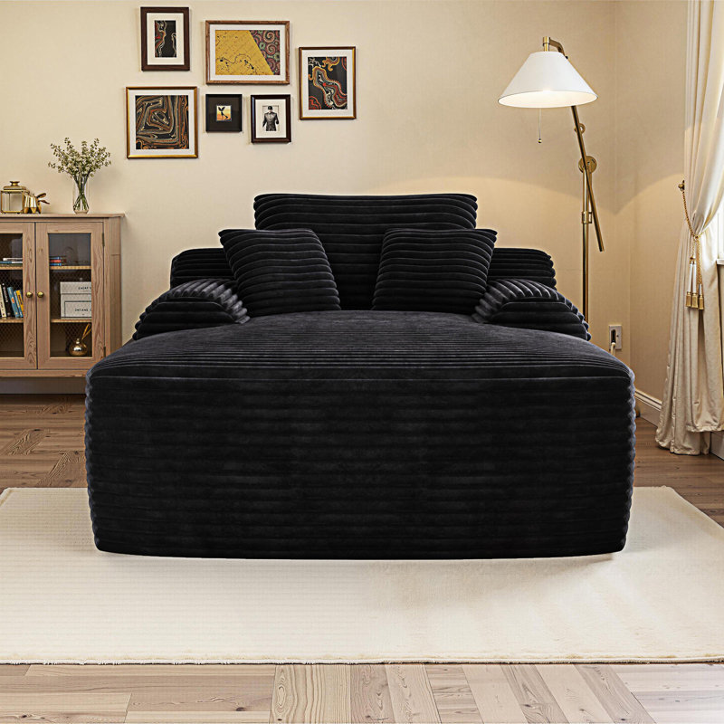 Chaise longue, canapé-lit rembourré surdimensionné, canapé-lit Cloud