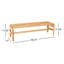 Hamilton Outdoor Teak Dining Bench