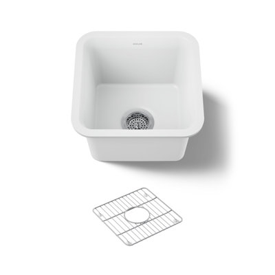 Cairn® 15 L x 15 W Neoroc® Undermount Bar Sink