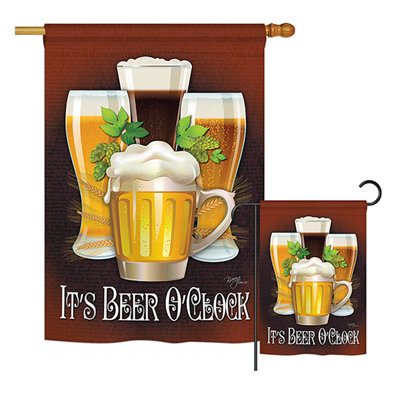 Double Sided Polyester Garden Flag