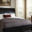 Ensemble de chambre pour grand lit, finition blanche, lit de rangement avec tiroirs, ensemble 3 pièces avec lit et deux tables de chevet-127337399-127337401