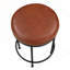 Tabouret à hauteur de comptoir caramel