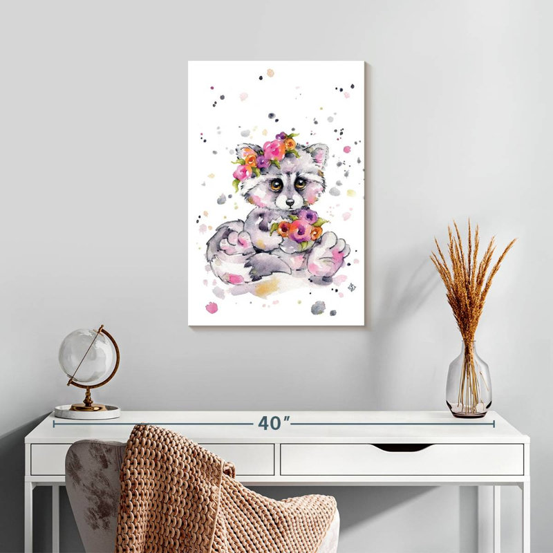 Brampt Sweet Raccoon, 24" H x 16" W