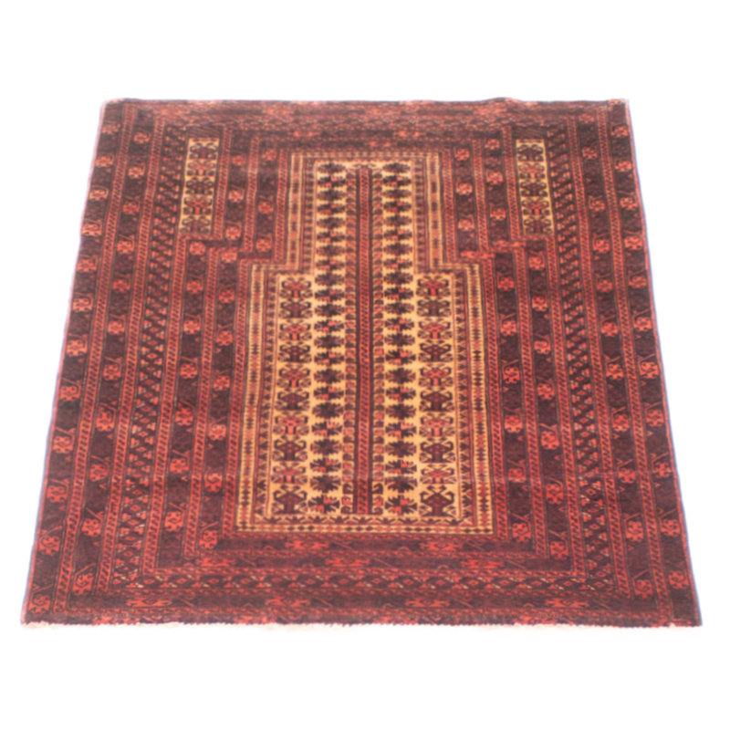 Tapis beige Teimani 2 pi 11 po x 4 pi 4 po